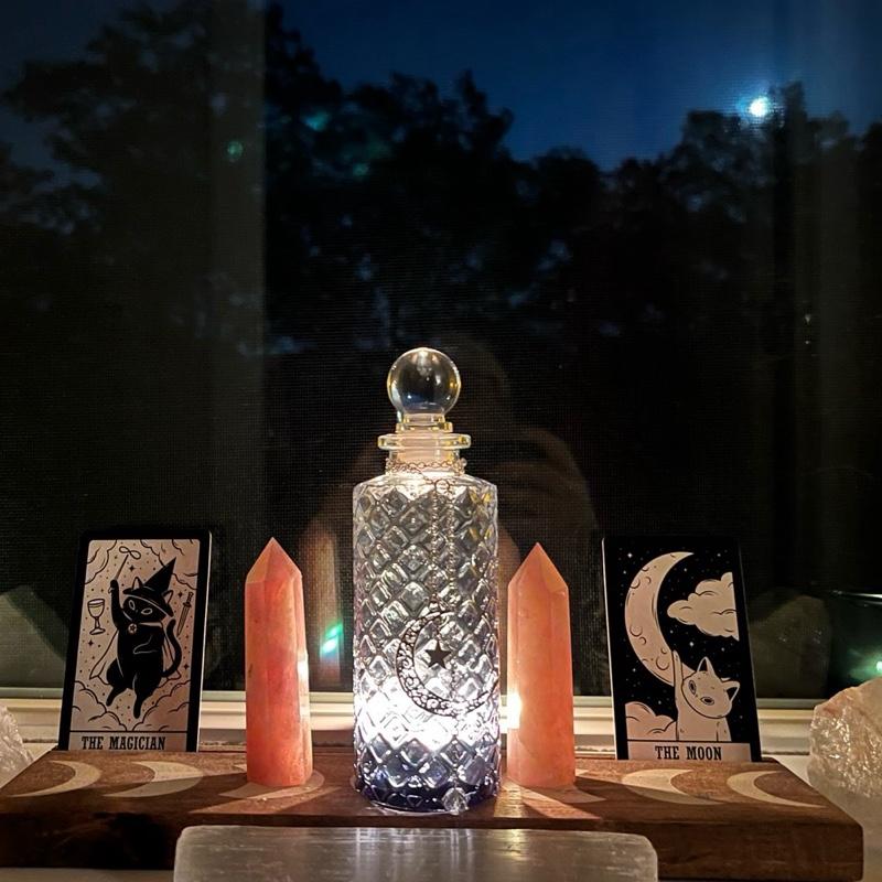 Blue Glass Moon Water Ritual Kit