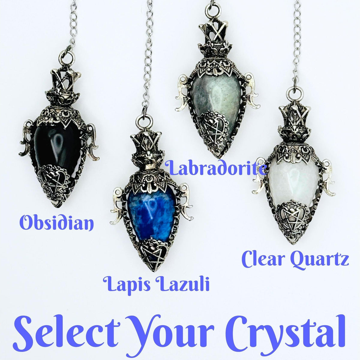 Hecate's Key Crystal Pendulum
