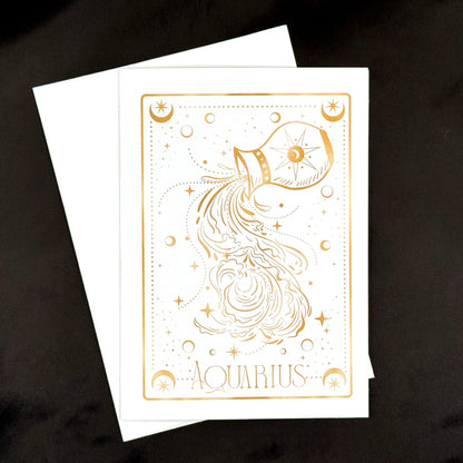 Personalized Zodiac Birthday Card 5x7