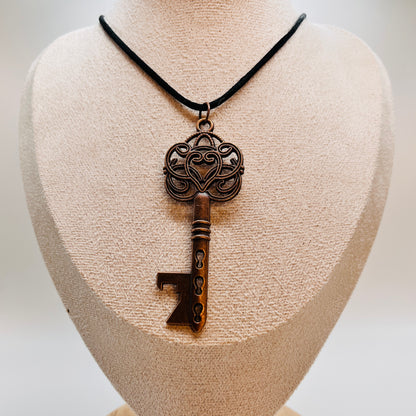 Hecate's Necklace Key Set - 5 Keys with 18" Black Satin Cord