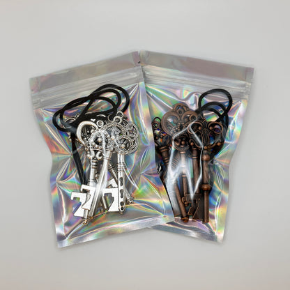 Hecate's Necklace Key Set - 5 Keys with 18" Black Satin Cord