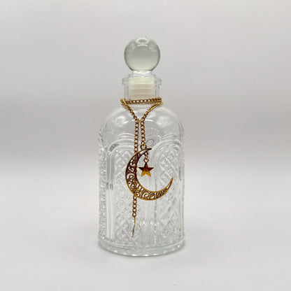 Glass Moon Water Ritual Kit w. Gold Moon Charm