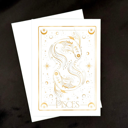 Personalized Zodiac Birthday Card 5x7