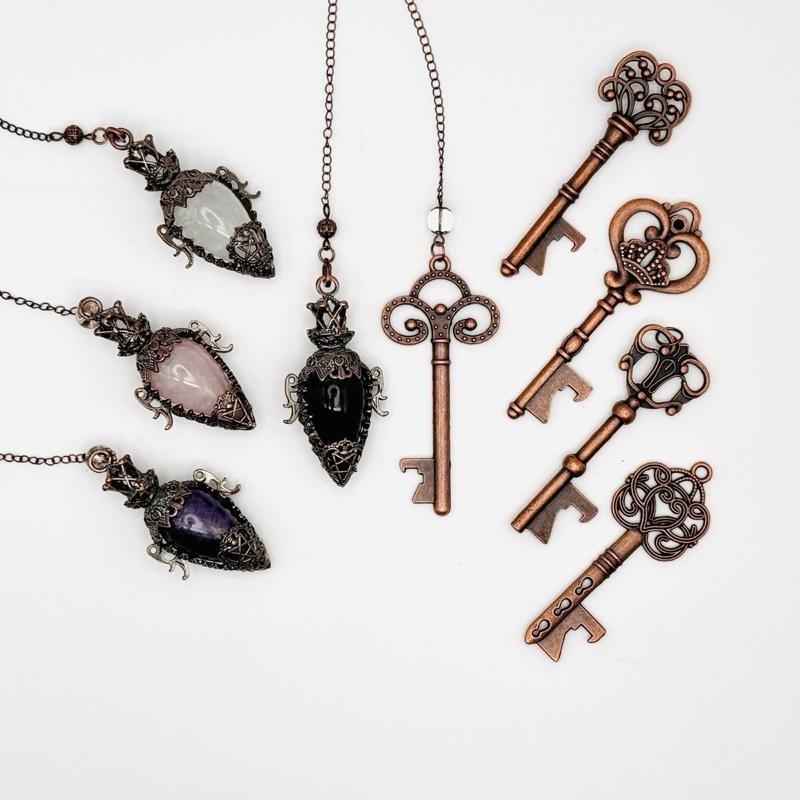 Hecate's Key Crystal Pendulum